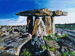The Poulnebrone Dolmen in Ierland