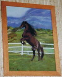 springend paard