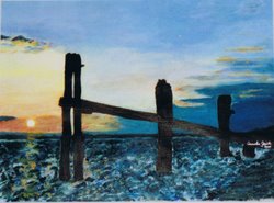 ondergaande zon